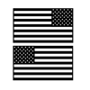 Picture of US Flag Decal (Reversed Pair)