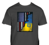 American Flag Ukranian Tryzub